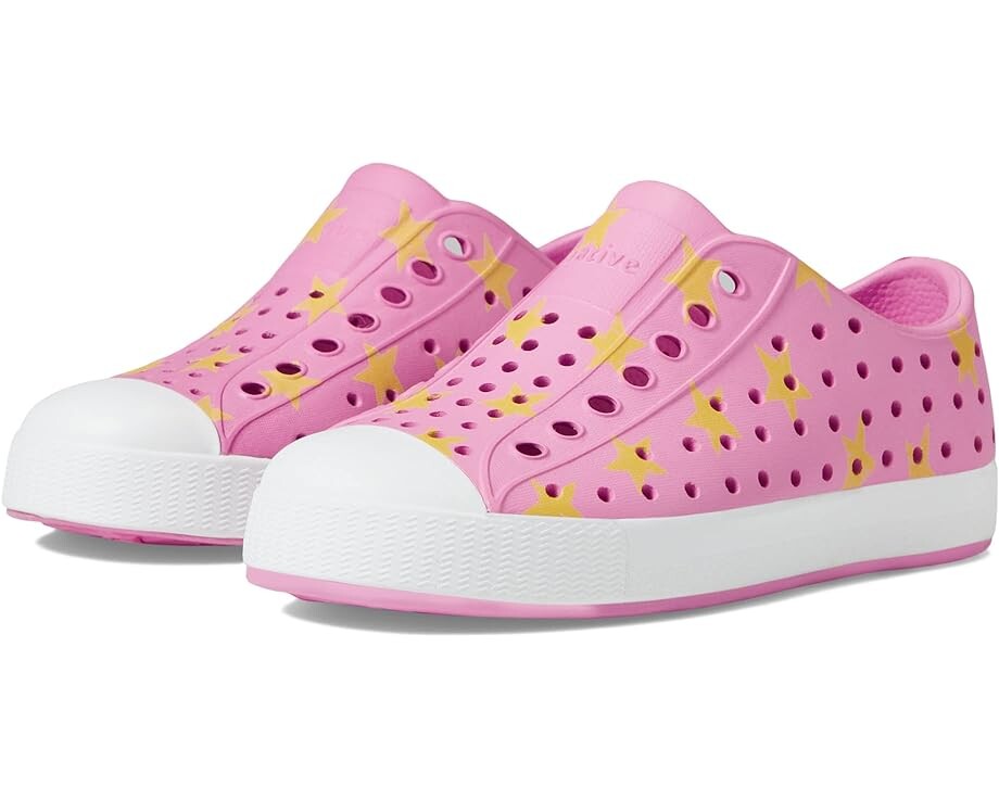 

Кроссовки Native Shoes Jefferson Sugarlite Print, цвет Winterberry Pink/Shell White/Morning Stars