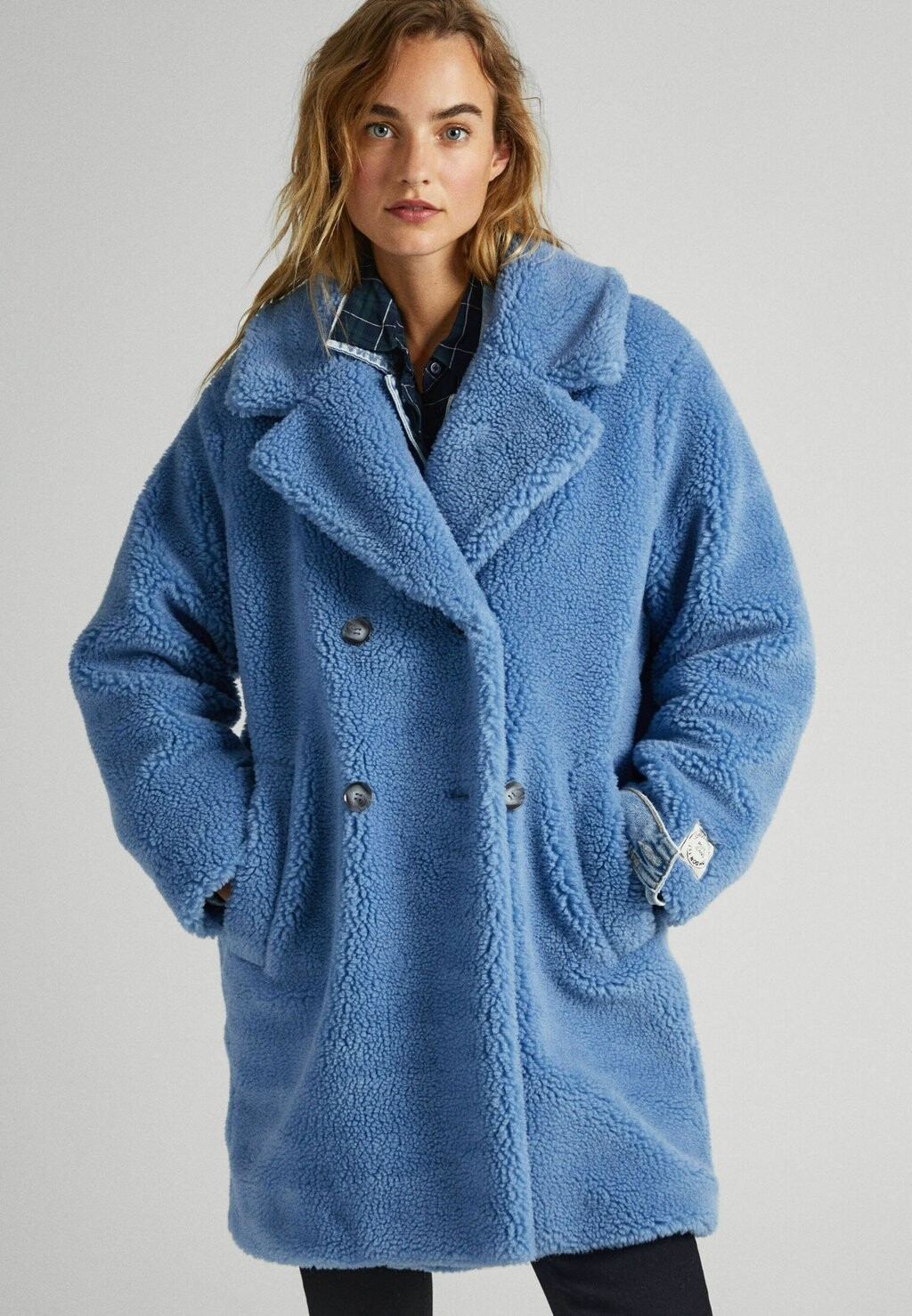 

Зимнее пальто RUBY Pepe Jeans, стальной синий синий