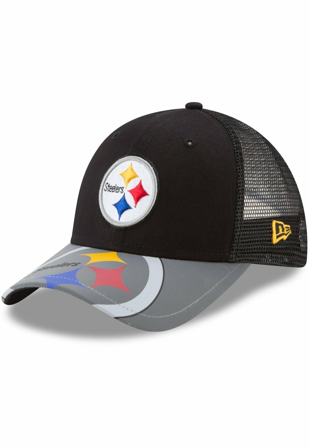 Бейсболка TRUCKER 9FORTY REFLECT VISOR NFL TEAMS New Era, цвет pittsburgh steelers 2021 new steelers men s fans rugby jerseys sports fans bush american wear devin football pittsburgh jersey stitched t shirts
