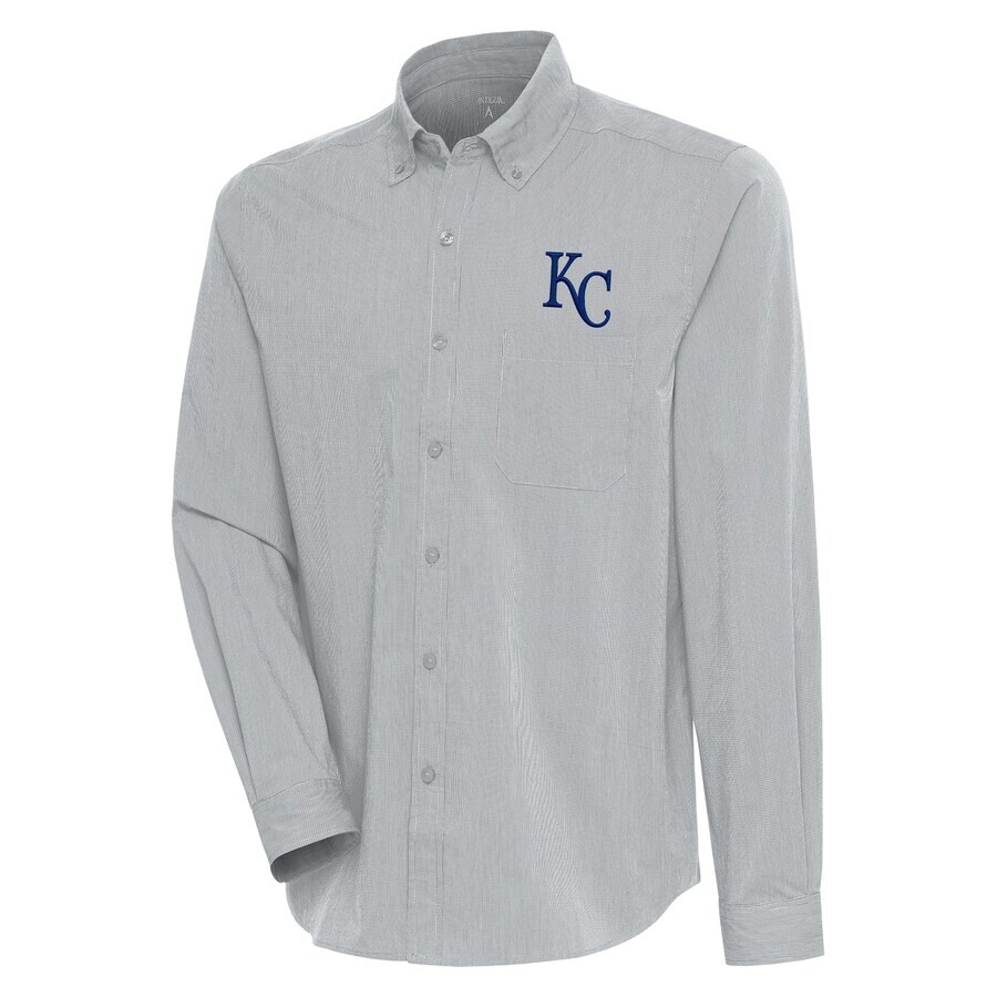 

Рубашка Antigua Kansas City Royals, серый