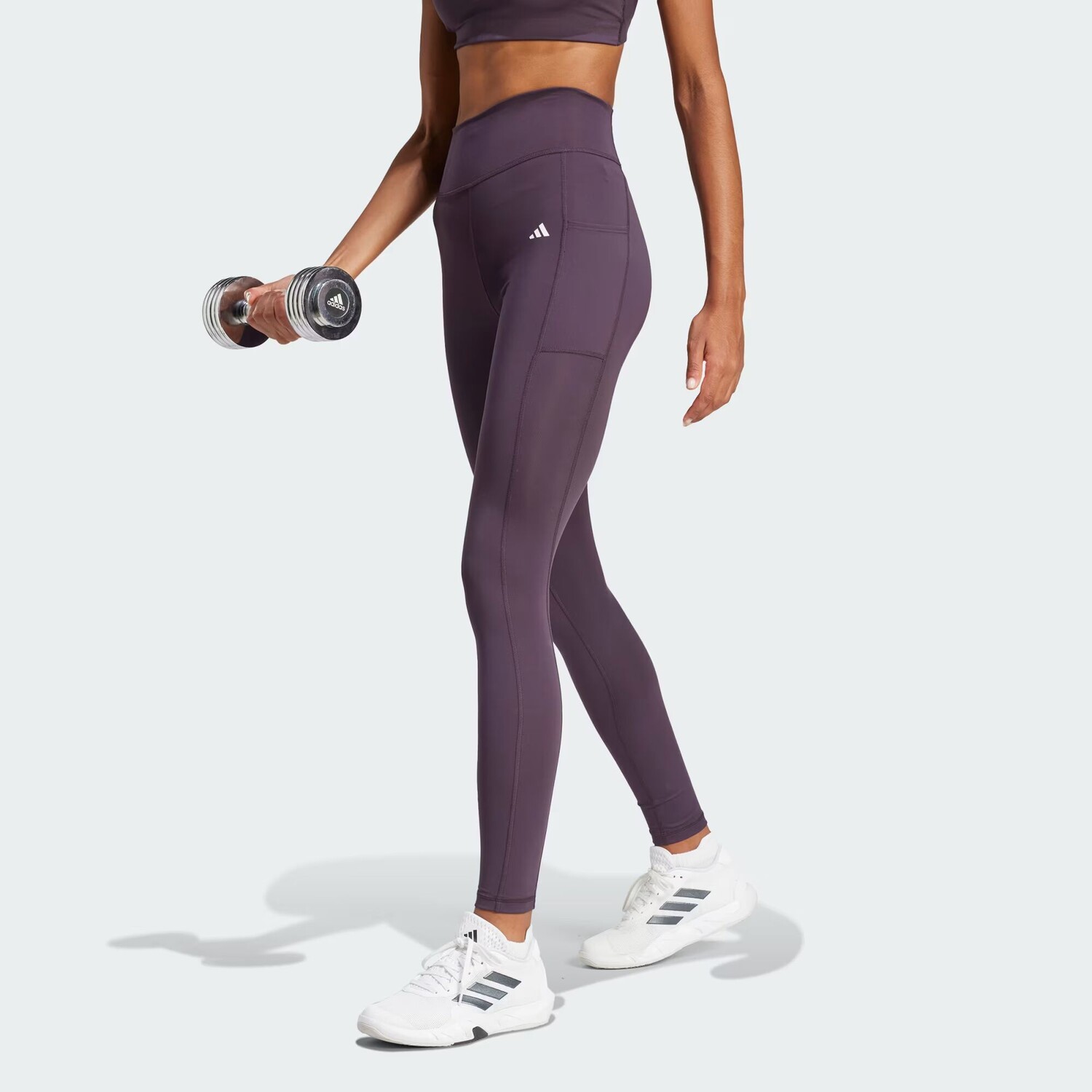 

Легинсы optime stash hr 1/1 Adidas, цвет Aurora Black