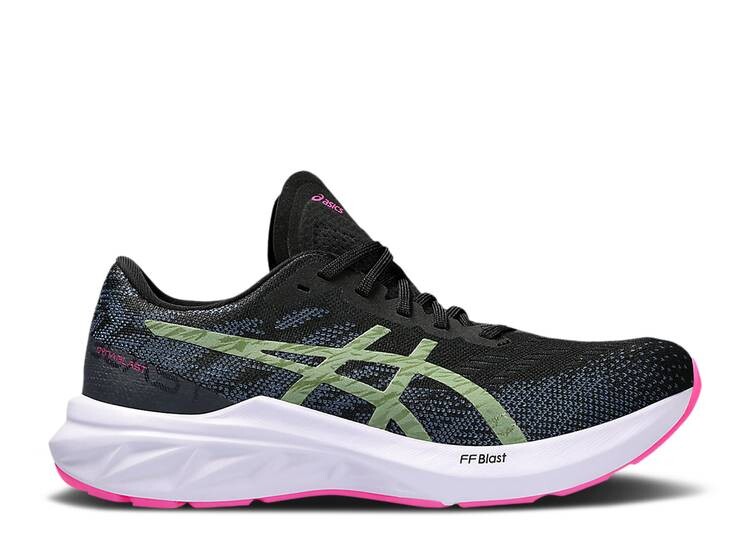 

Кроссовки ASICS WMNS DYNABLAST 3 'BLACK CEDAR GREEN', черный