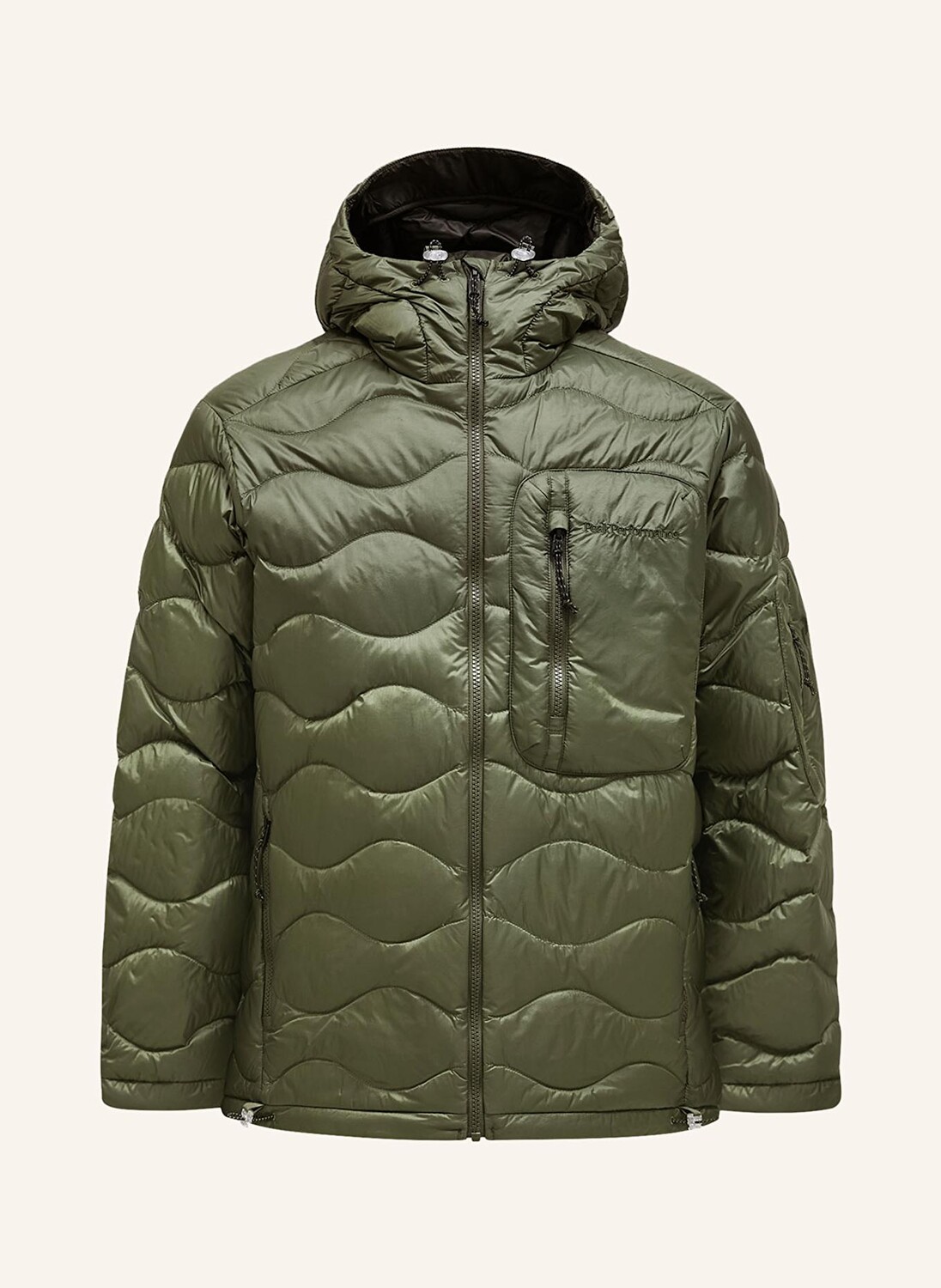 

Легкий пуховик helium utility Peak Performance, зеленый