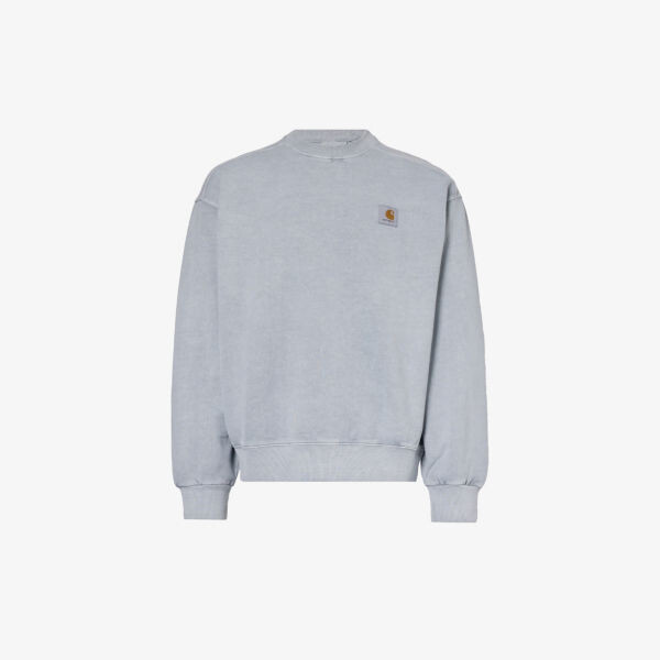 

Толстовка Vista из хлопкового джерси с фирменной нашивкой Carhartt Wip, цвет mirror