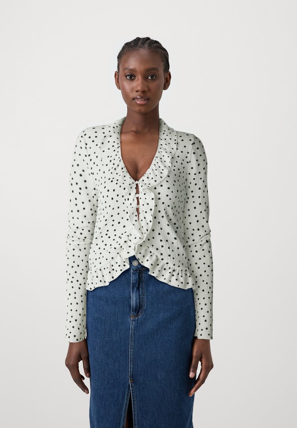 

Кардиган ONLHILLERY RUFFLE CARDIGAN ONLY, кремовый