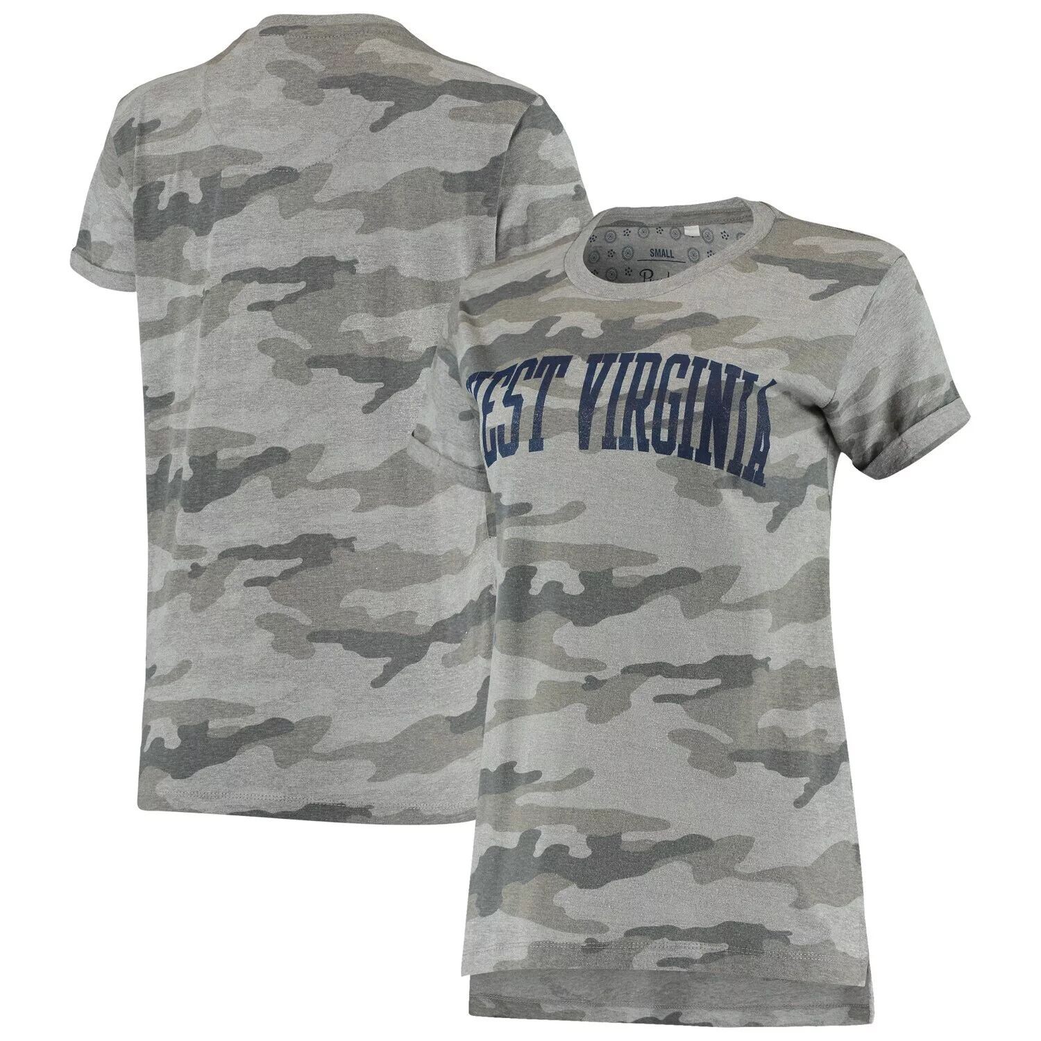 

Женская футболка Pressbox Camo West Virginia Mountaineers