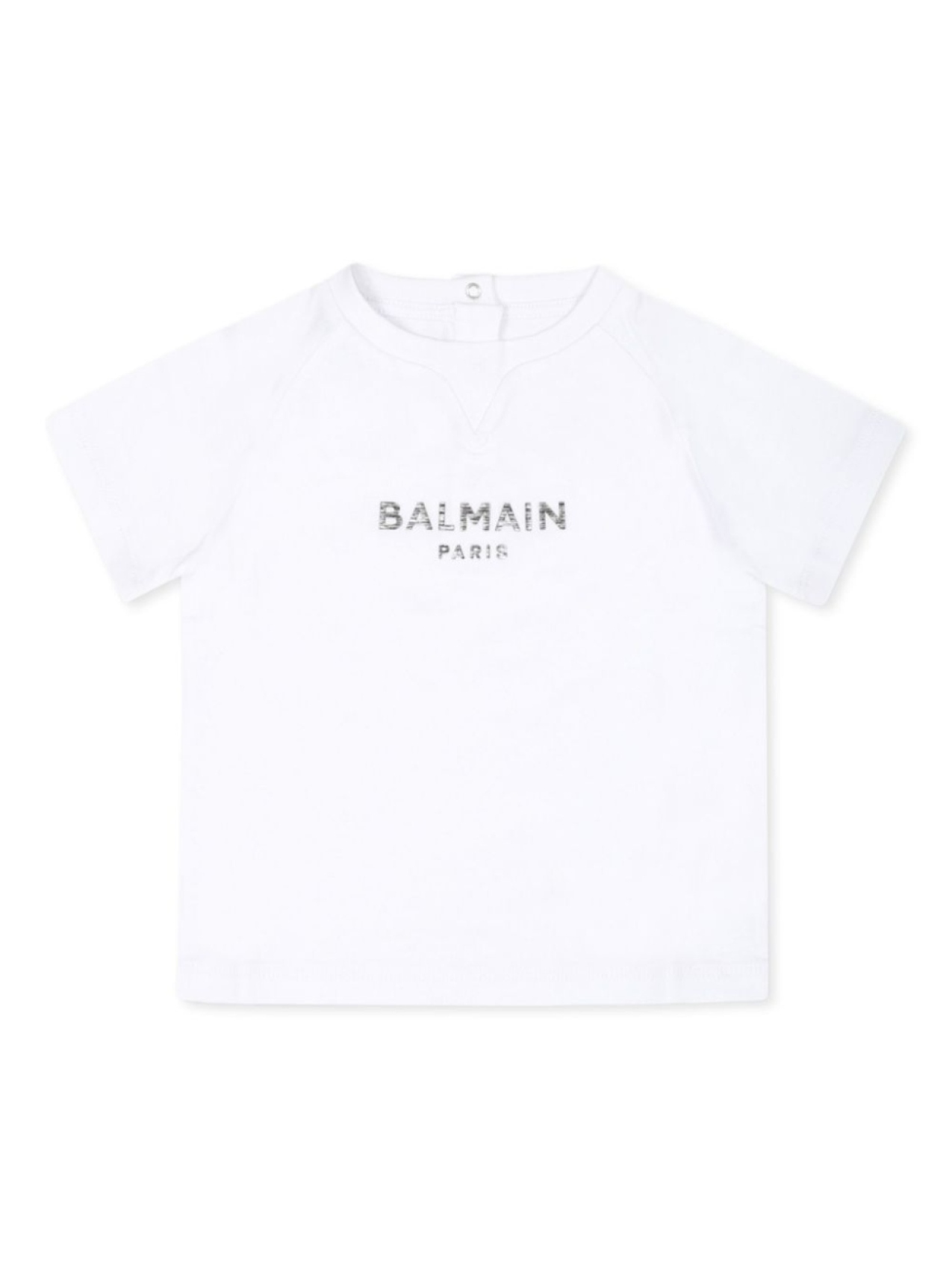 

Balmain Kids футболка с логотипом, белый