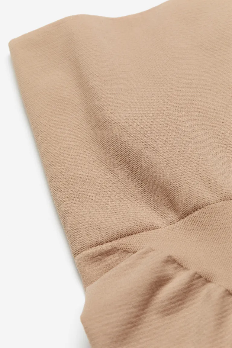 

Бесшовные моделирующие шорты livia H&M, бежевый