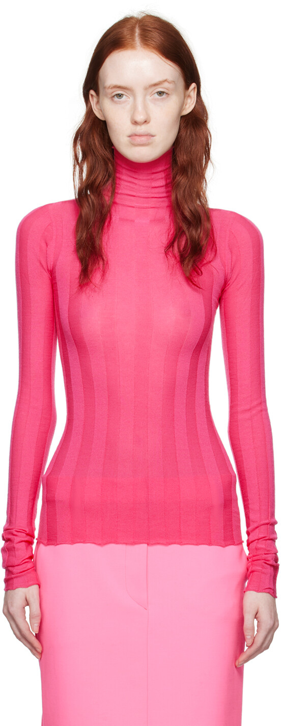

Розовая водолазка Sportmax Pisano, Розовый, Розовая водолазка Sportmax Pisano