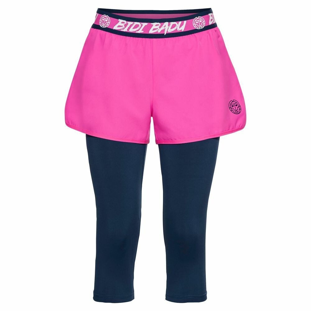 

Шорты BIDI BADU Flora Tech Shopri - pink/ dark blue, розовый