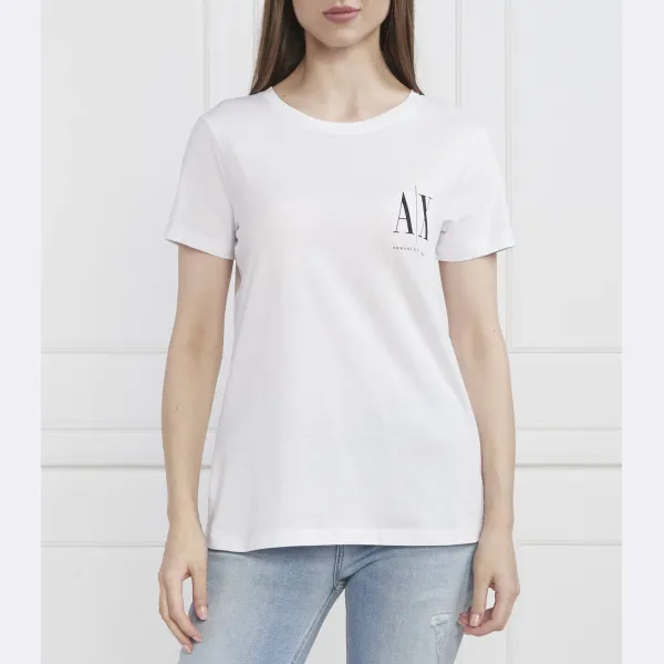 

Футболка стандартного кроя Armani Exchange, белый