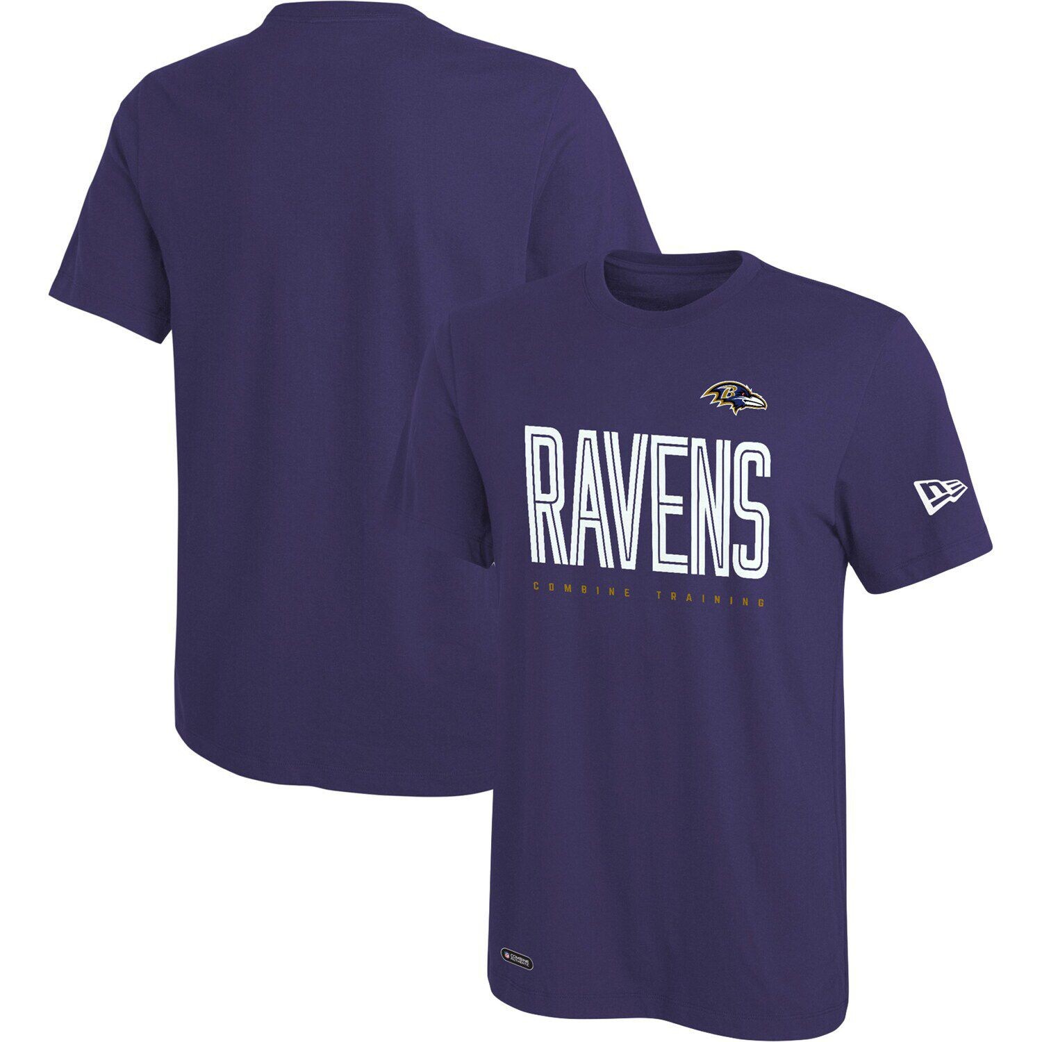 

Мужская фиолетовая футболка Baltimore Ravens Joint Authentic Training Huddle Up New Era, Фиолетовый