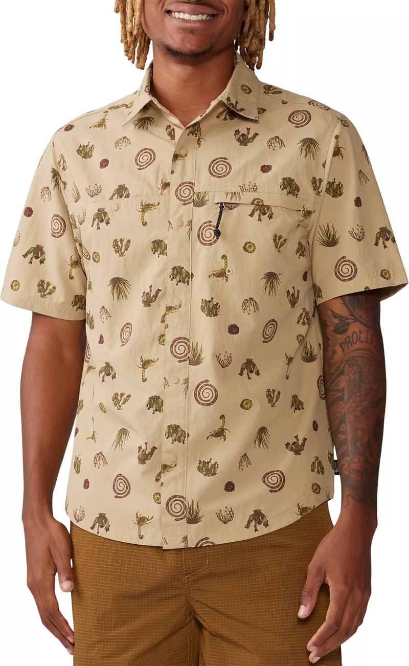 Мужская тканая рубашка Mountain Hardwear Stryder с короткими рукавами