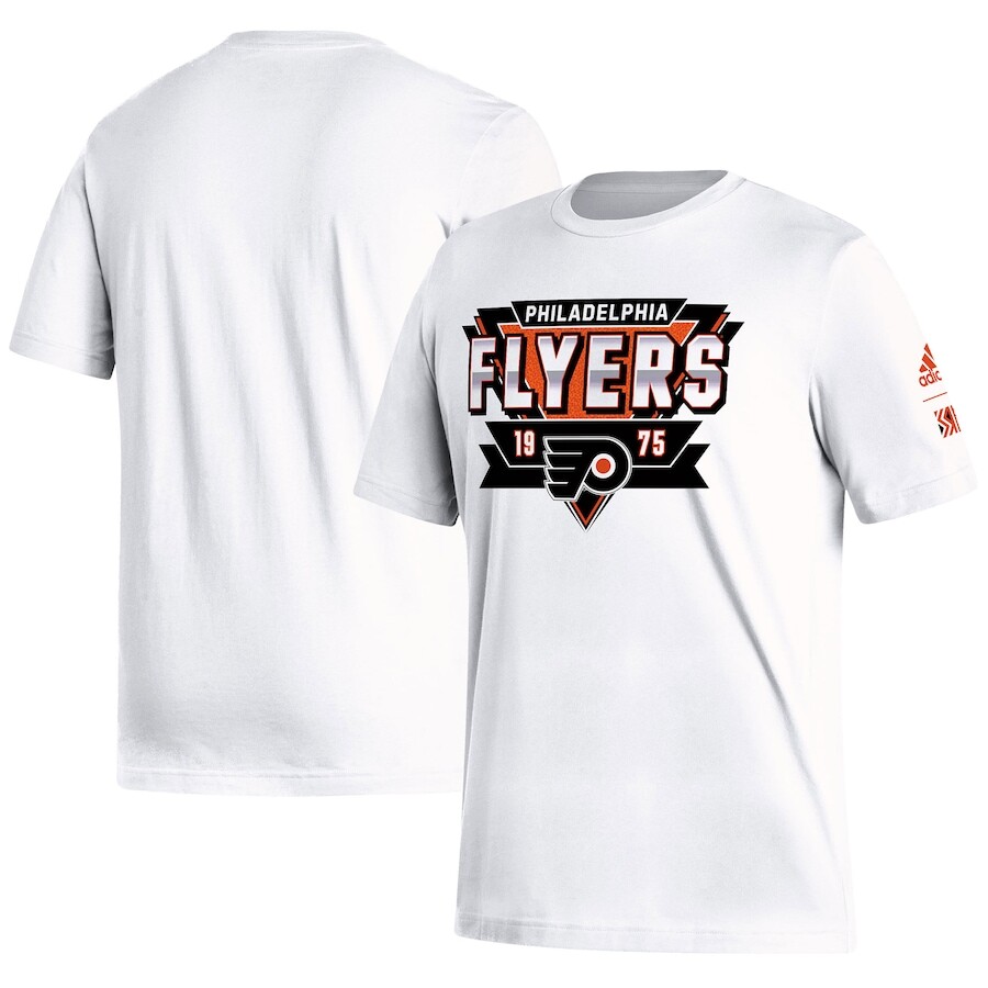 

Футболка с коротким рукавом adidas Philadelphia Flyers, белый
