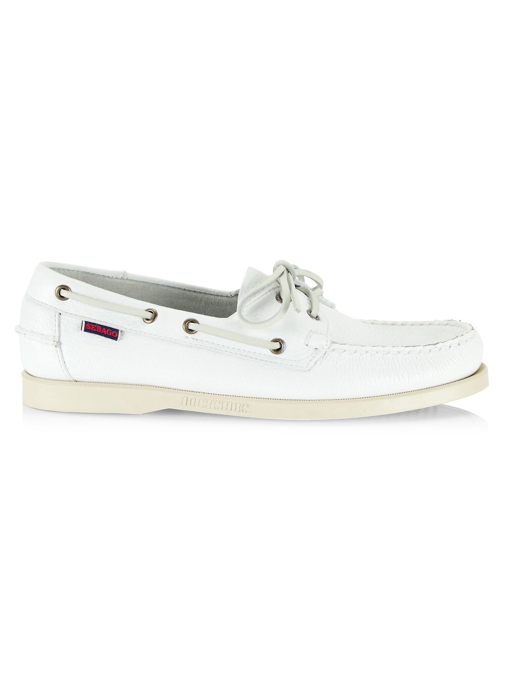 

Мокасины из кованой кожи Docksides Portland Sebago, белый