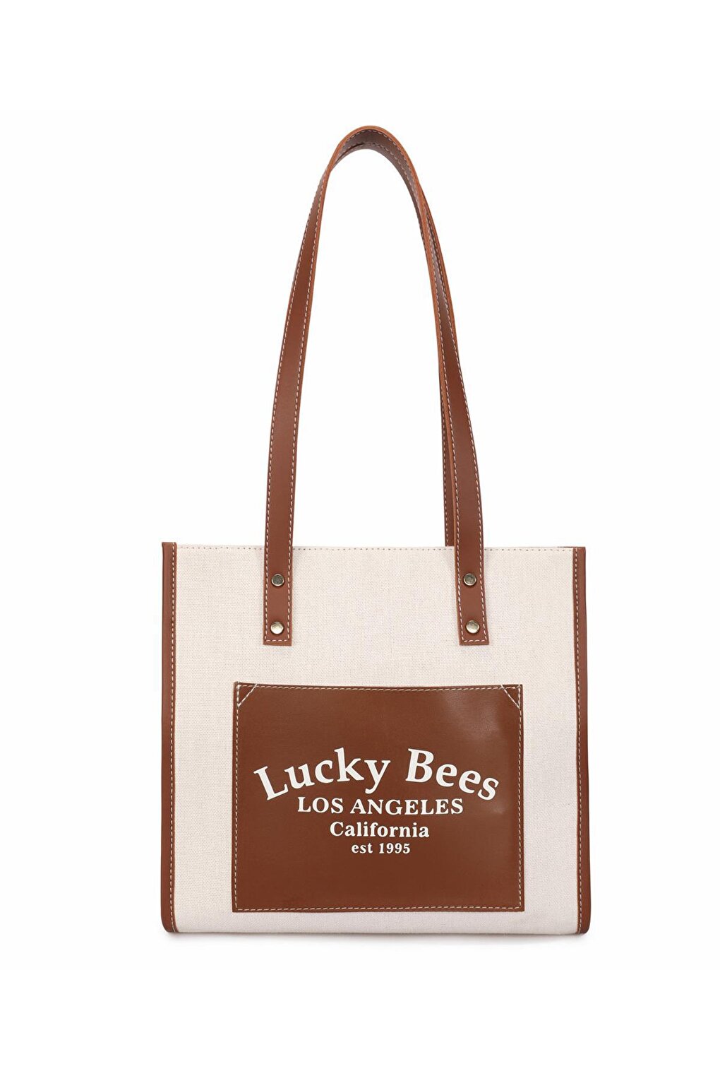 цена Женская сумка на руку и через плечо Lucky Bees, коричнево-желтый