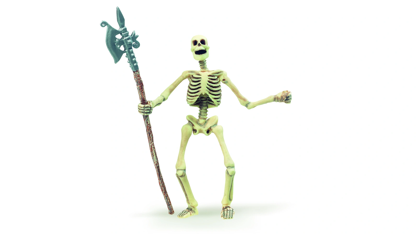 papo коллекционная фигурка серия рыцари король ричард красный 39338 Фосфоресцирующий скелет Papo