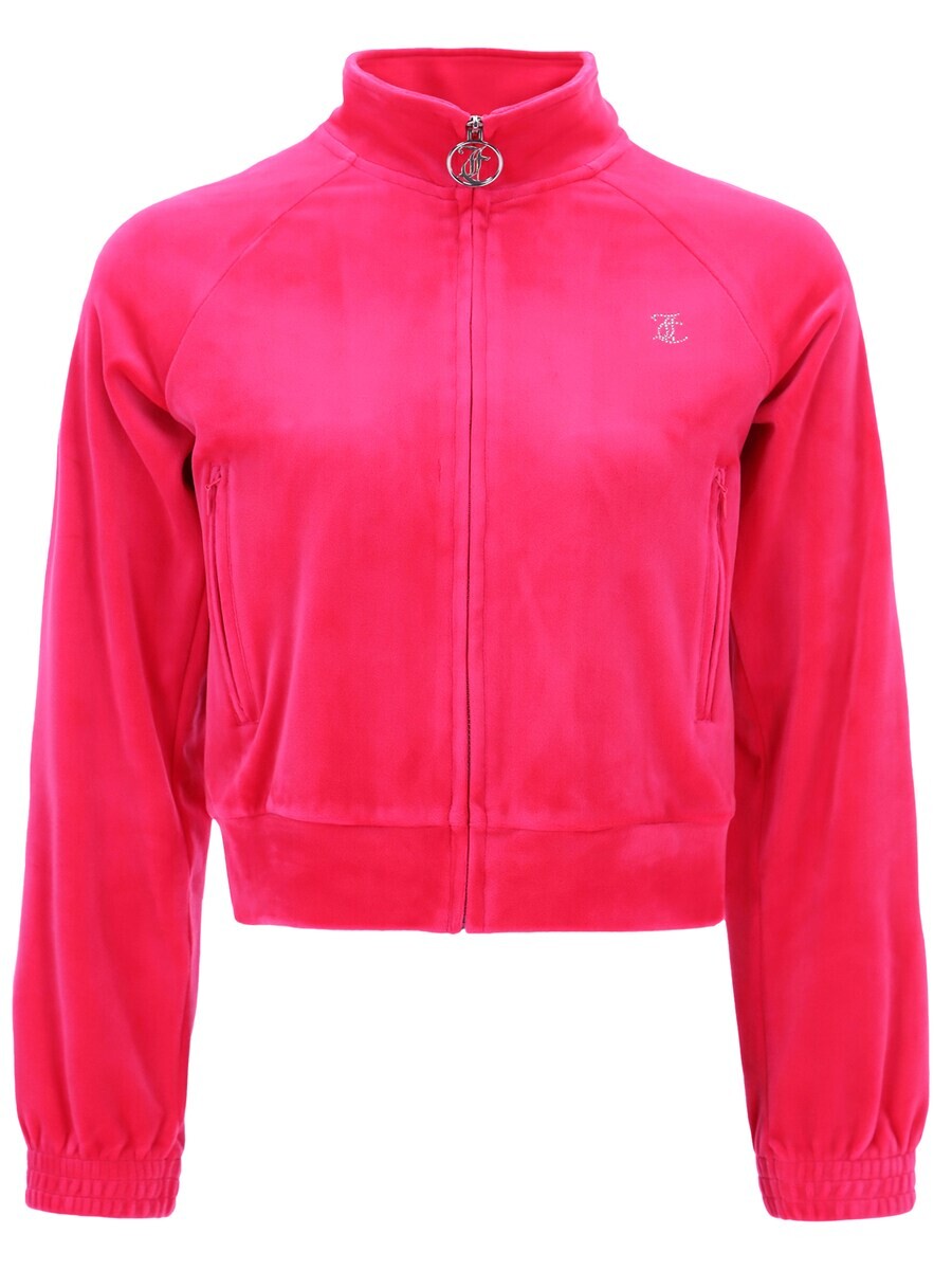 

Худи Juicy Couture Zip-Up Hoodie Tanya, розовый