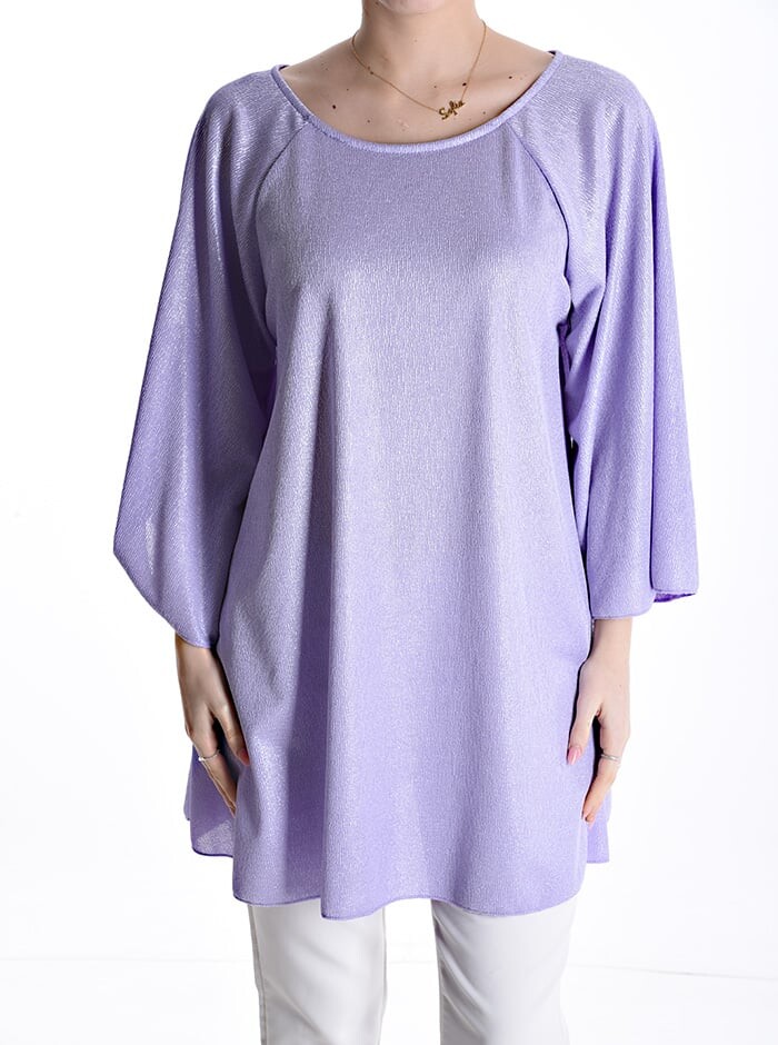 

Люрекс Туника с рукавом 3/4, цвет Heliotrope