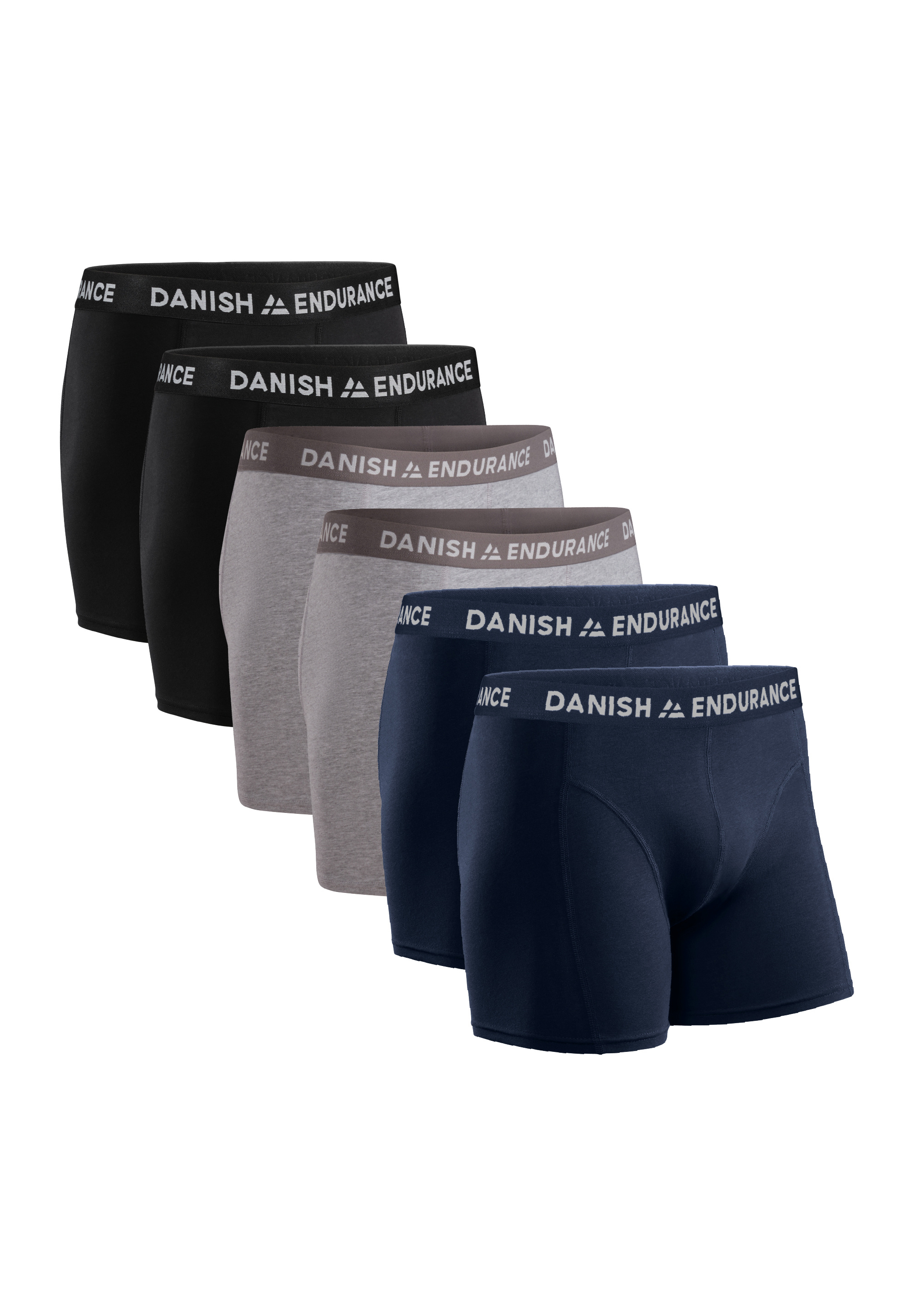 Боксеры DANISH ENDURANCE Boxershorts Classic Trunks, цвет blue/grey mix боксеры danish endurance boxershorts bamboo trunks разноцветный