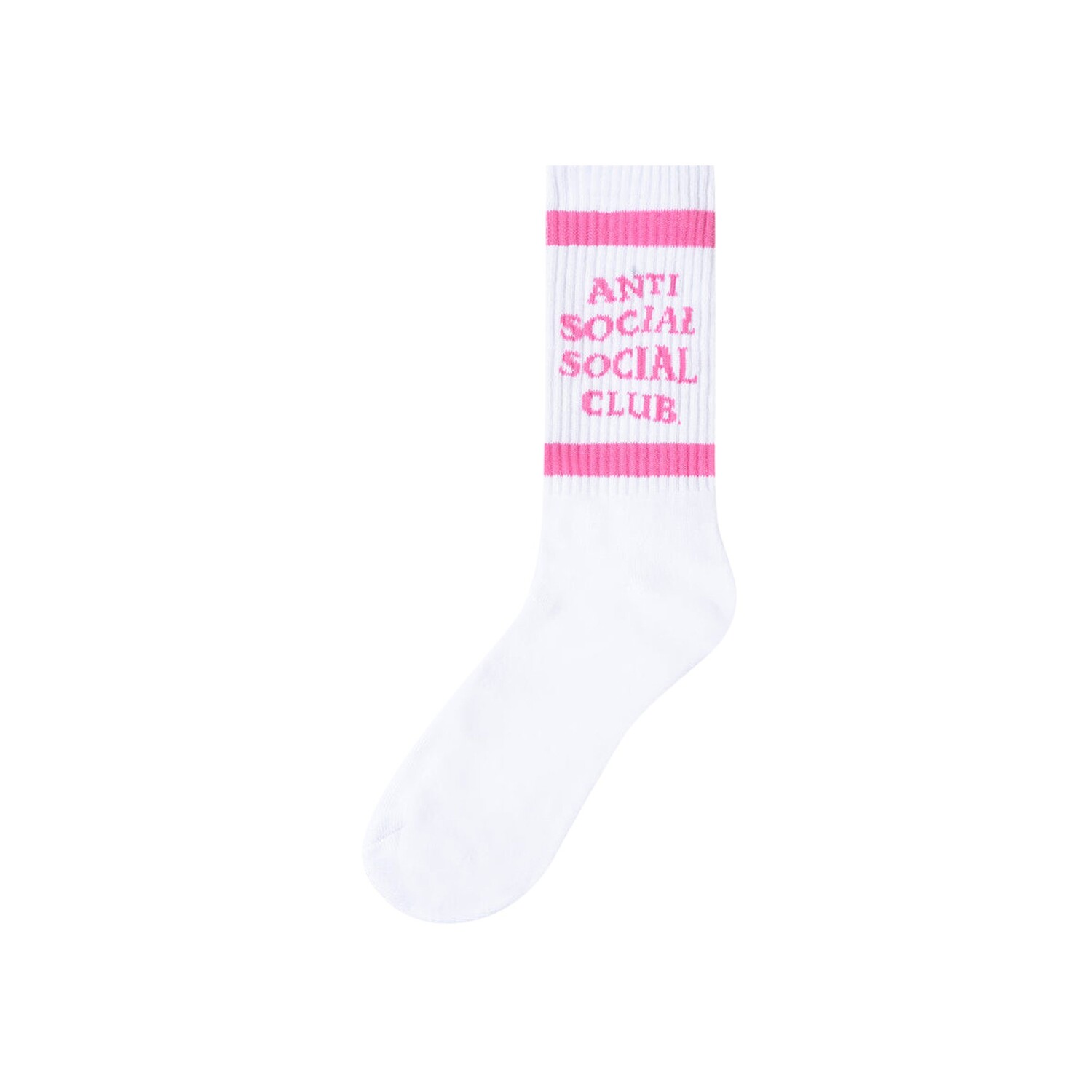 

Носки Anti Social Social Club Down The Tube, цвет Белый/Розовый