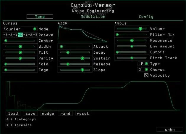 

Плагин синтезатора сигналов Cursus Vereor в области шумовой инженерии