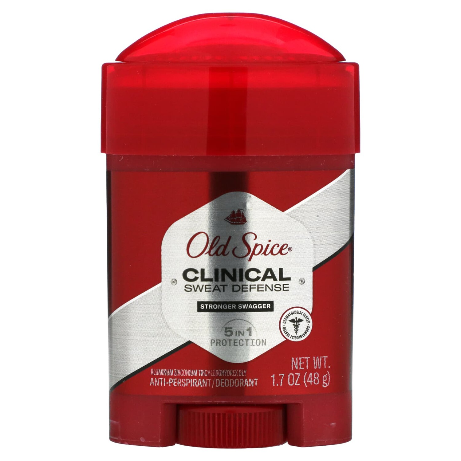 

Clinical Sweat Defense, антиперспирант / дезодорант, для улучшения вкуса, 48 г (1,7 унции), Old Spice