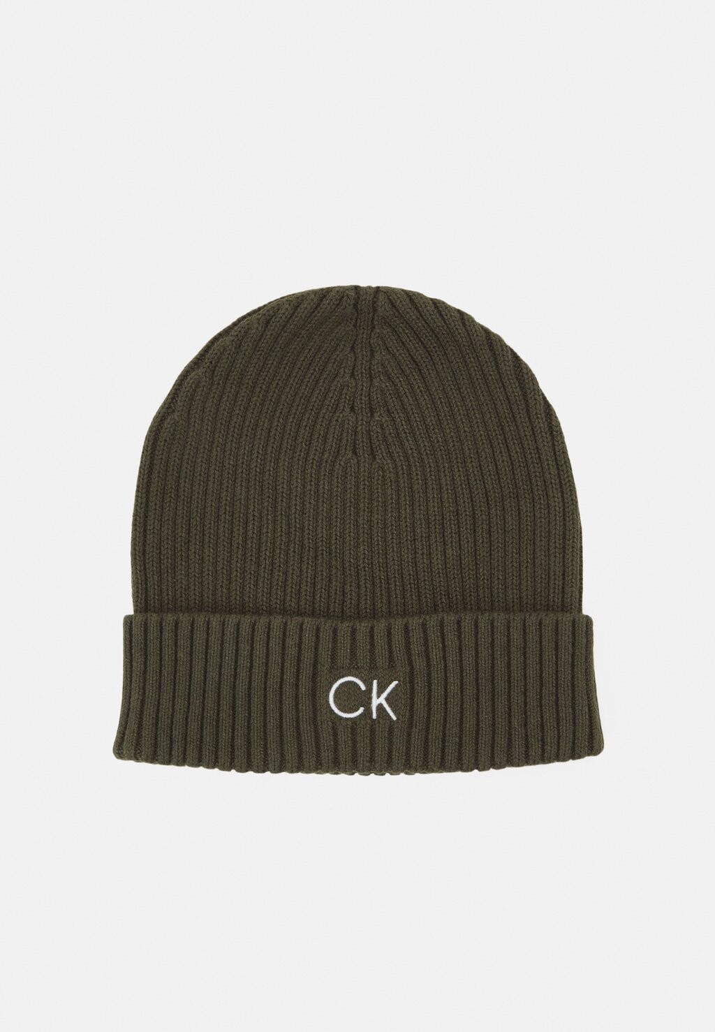 

Шапка Calvin Klein, темно-оливковый