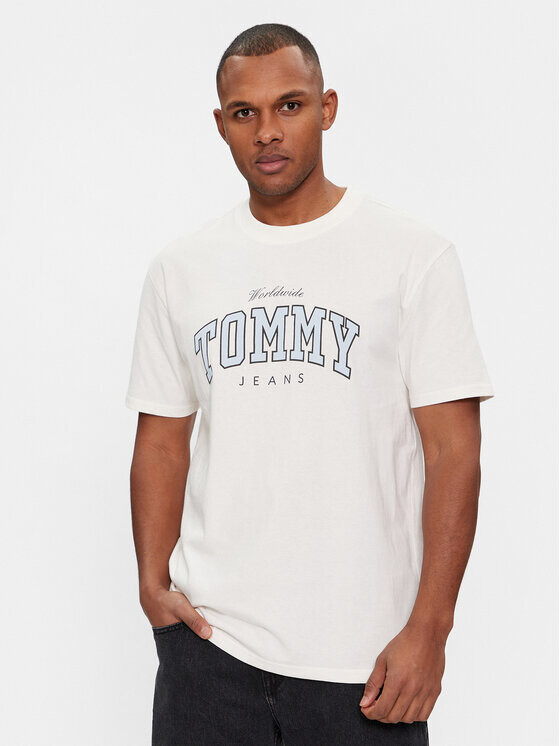 

Футболка стандартного кроя Tommy Jeans, белый