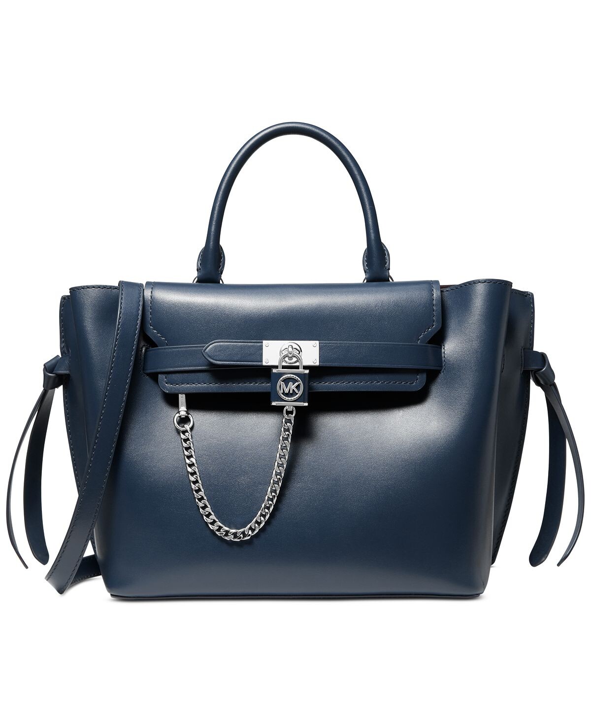 

Большая кожаная сумка-портфель Hamilton Legacy с ремнем Michael Kors