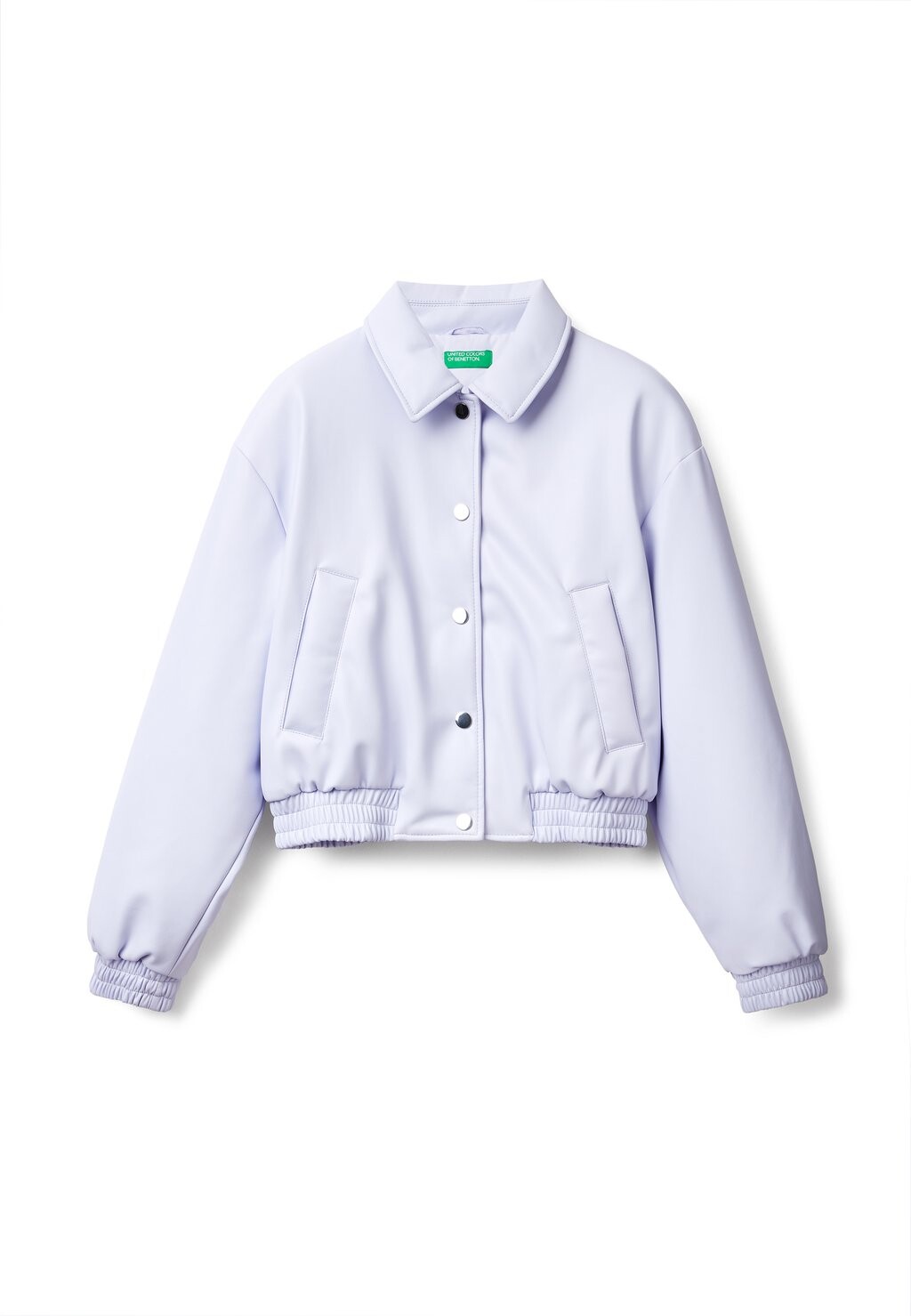 

Куртка из искусственной кожи United Colors of Benetton, сиреневый