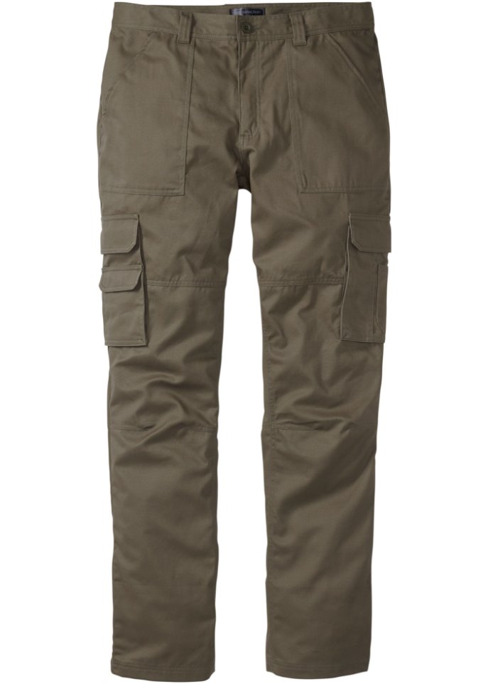 цена Прямые брюки-карго с тефлоновой отделкой Bpc Selection, зеленый