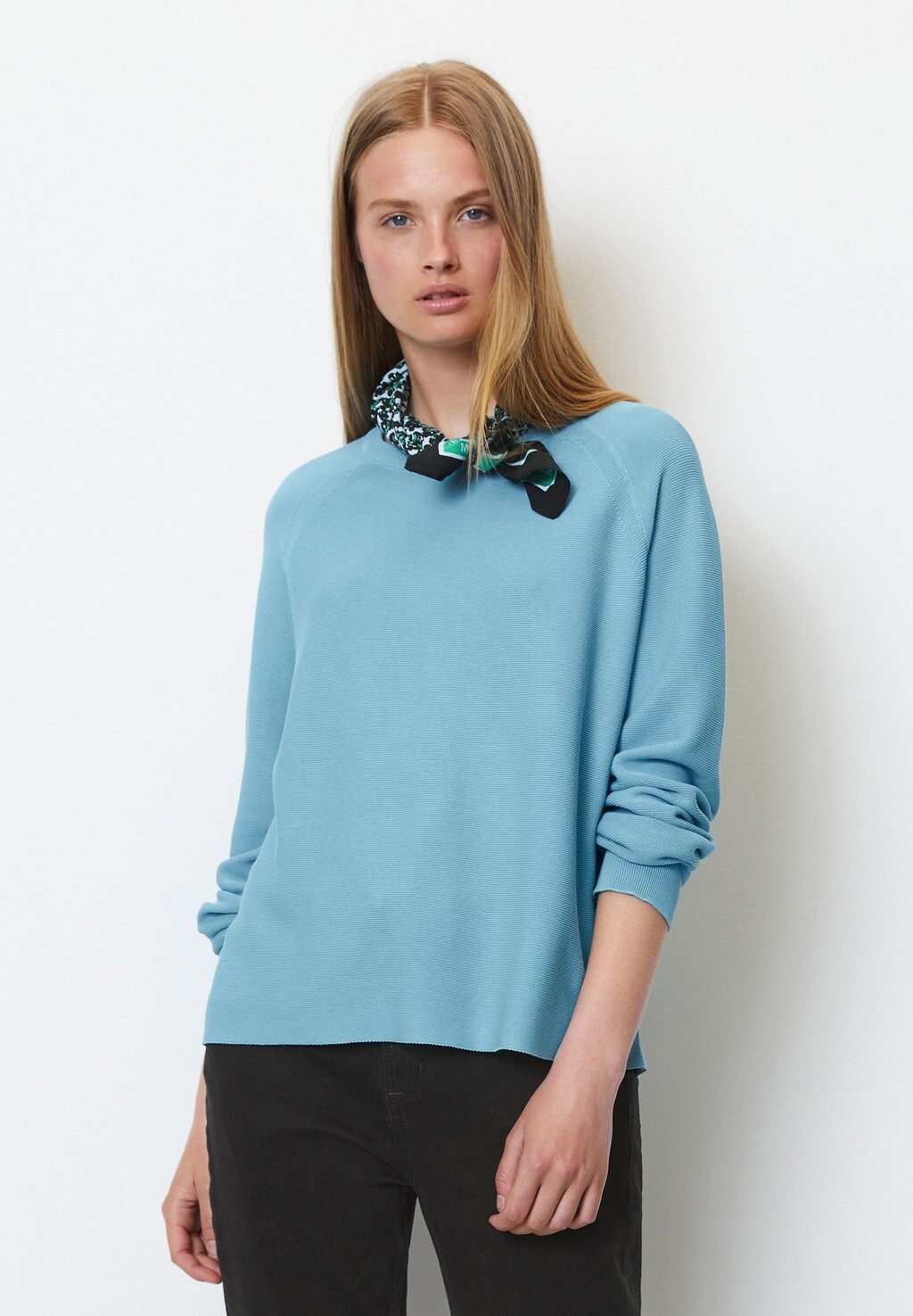 

Свитшот Marc O'Polo DENIM MIT MINI-STRUKTUR, цвет fresco blue