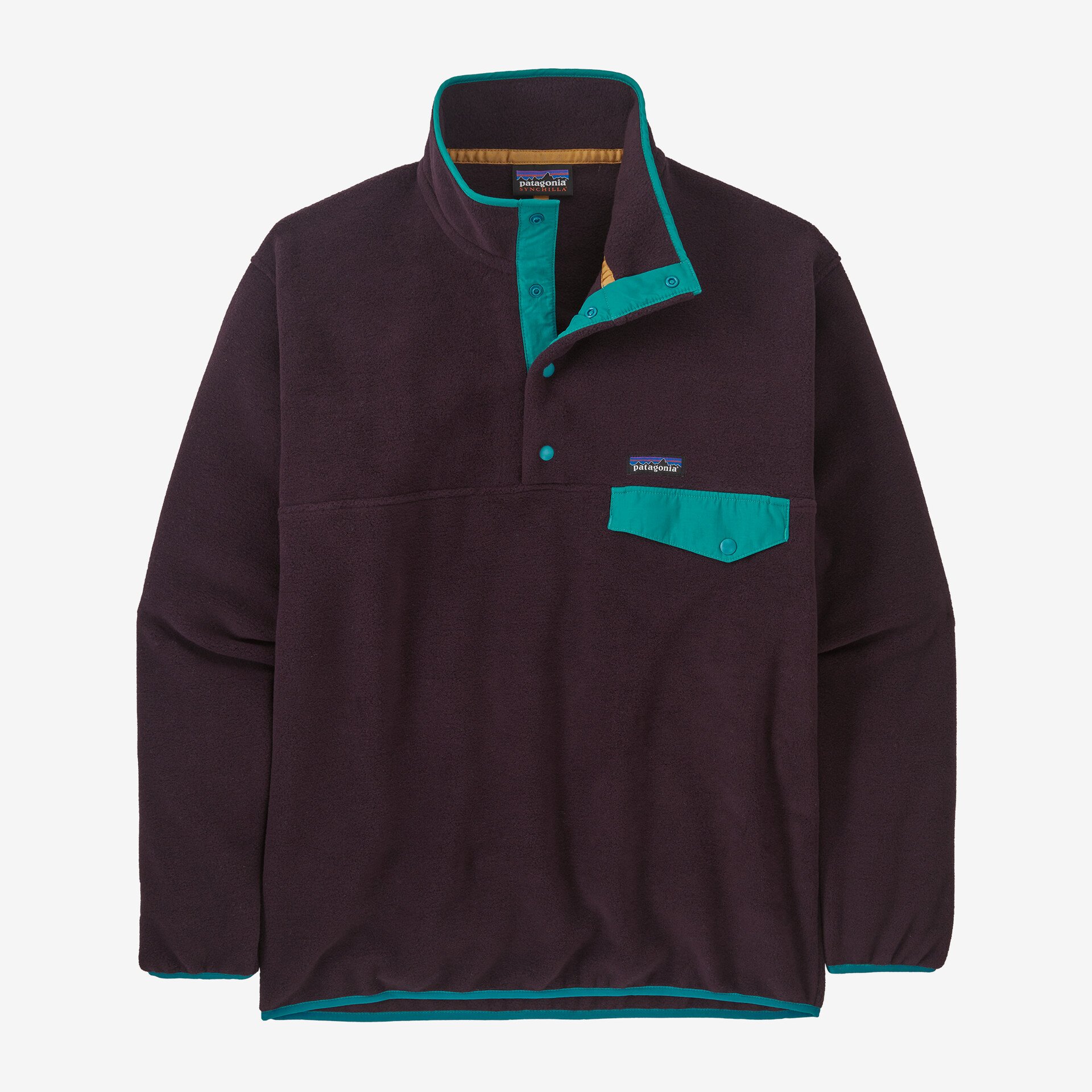 

Мужской флисовый пуловер Synchilla Snap-T Patagonia, цвет Obsidian Plum