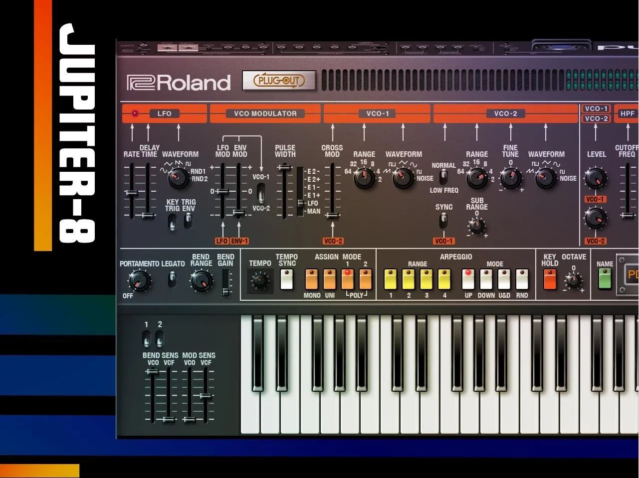 

Программное обеспечение синтезатора Roland Jupiter-8