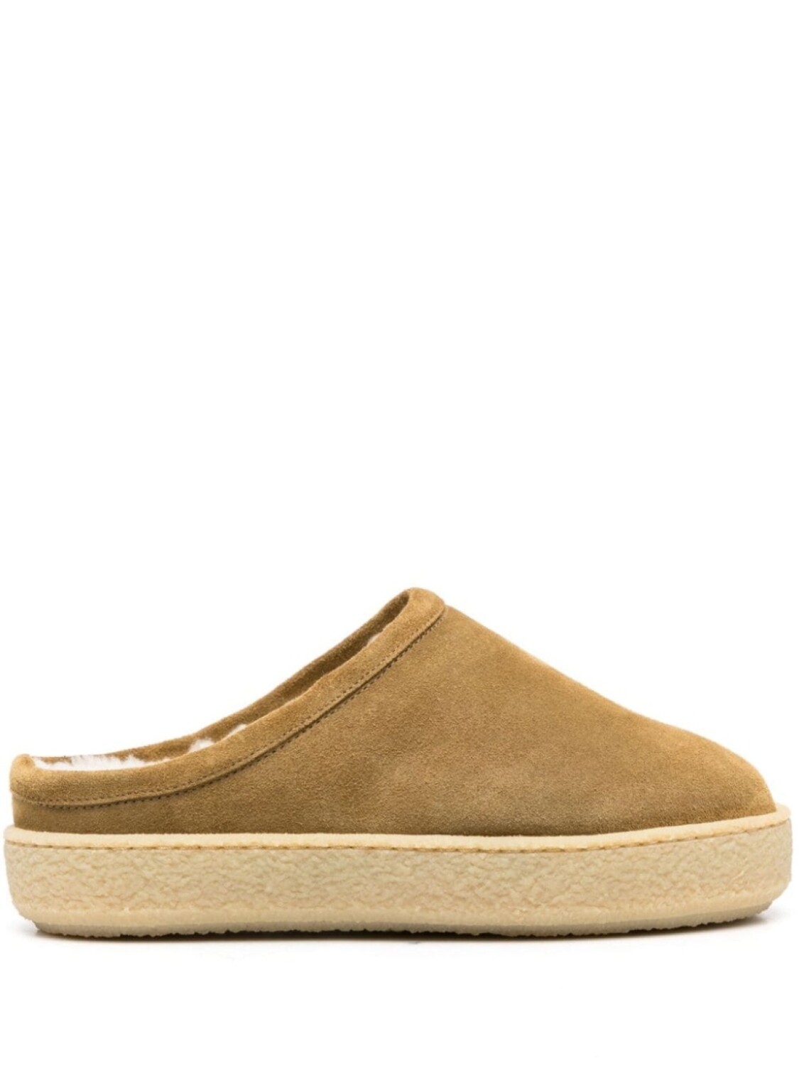 

ISABEL MARANT мюли с овчиной, коричневый
