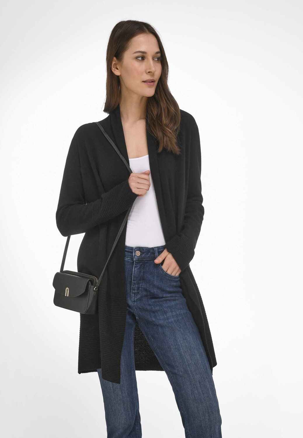 

Толстовка include Strickjacke im Oversized Style, черный