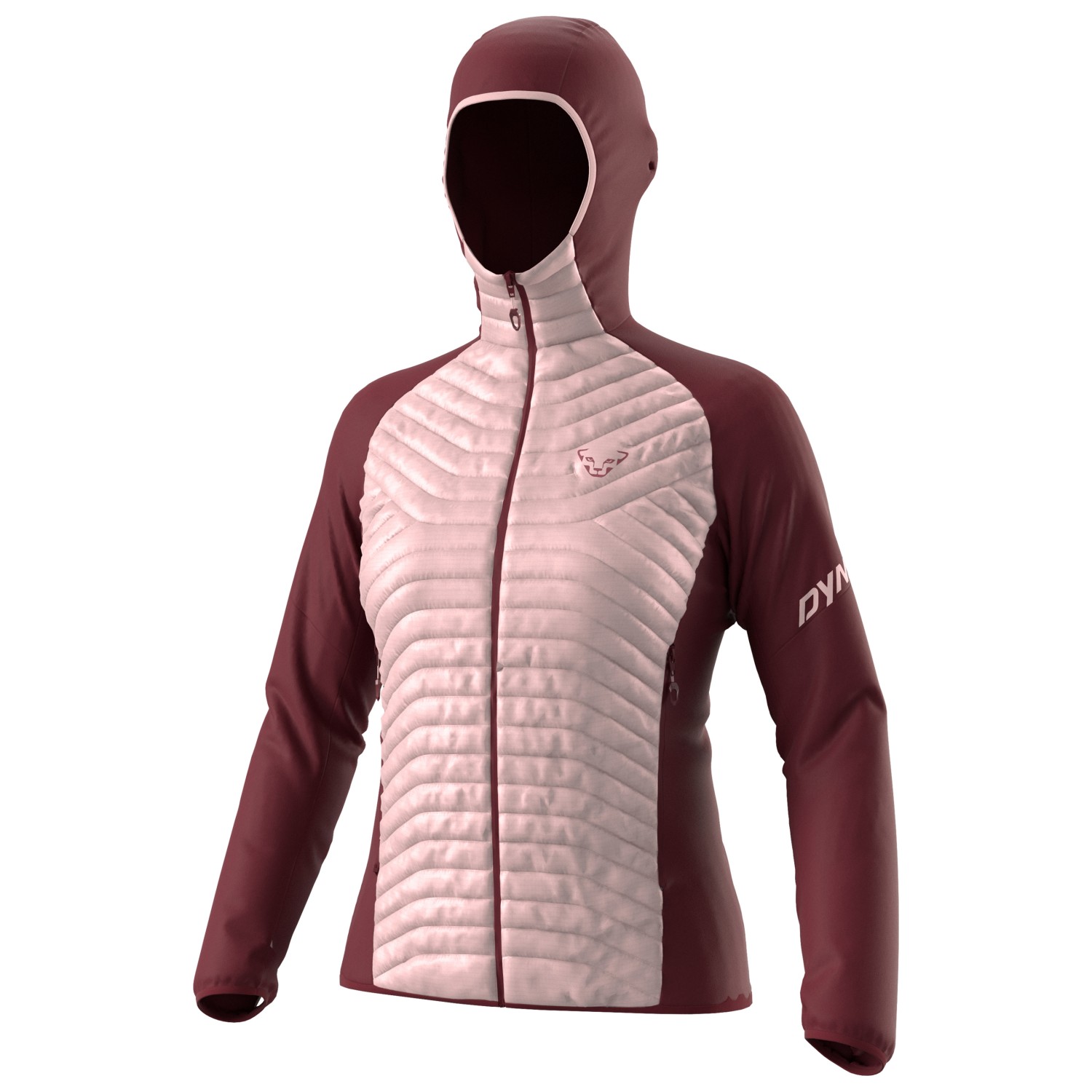 Куртка из синтетического волокна Dynafit Women's Transalper Hybrid Insulation, цвет Burgundy/6370 цена и фото