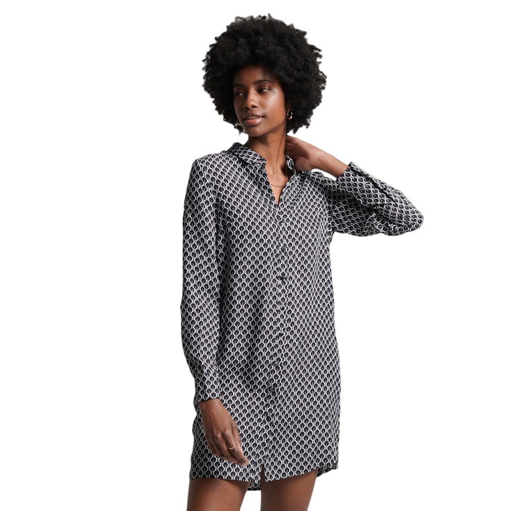 

Платье Superdry Studios Shirt, серый