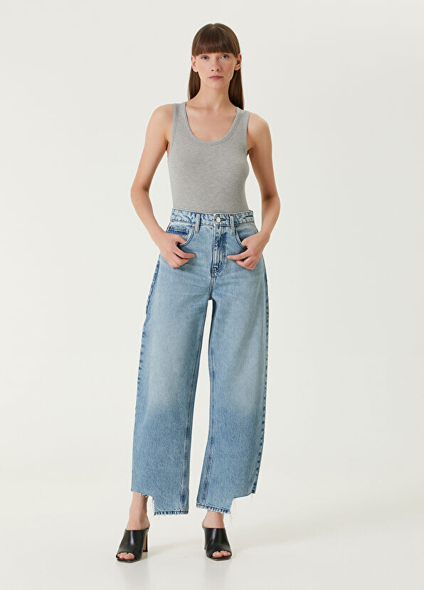 

Джинсы-Бочонки Frame Denim, синий