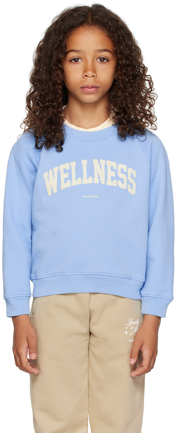 

Детская синяя толстовка Wellness Sporty & Rich, Синий