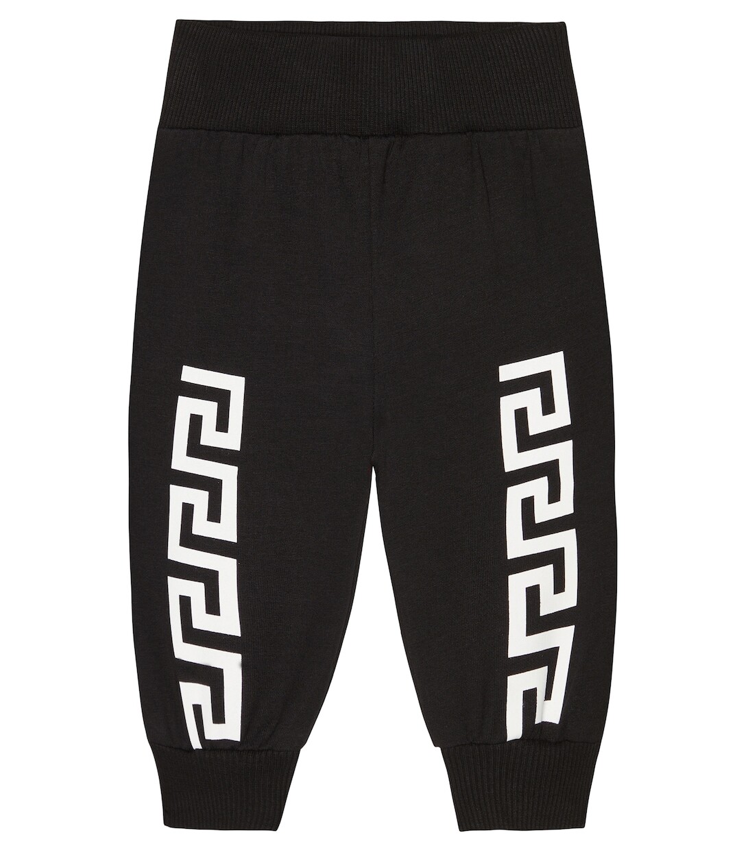 

Детские спортивные штаны из джерси с принтом Versace Kids, черный
