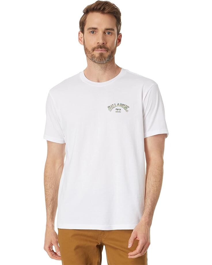 Футболка Billabong Arch Fill Short Sleeve Tee, белый футболка adidas originals shmoo fill tee short sleeve white белый