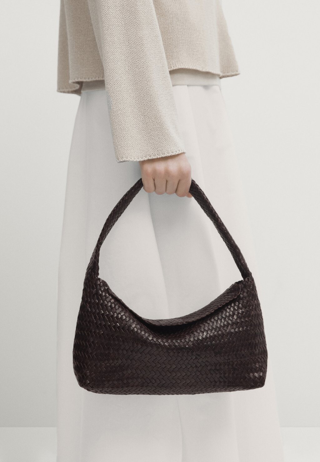 

Сумка Massimo Dutti, цвет brown