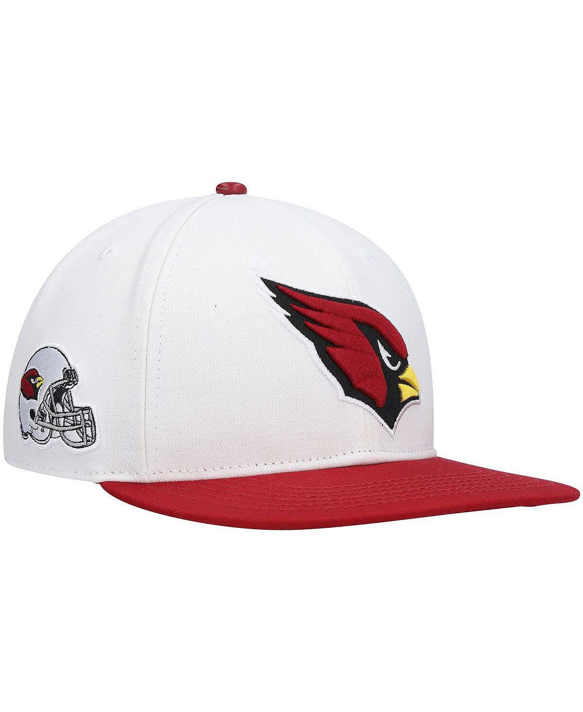 Мужская двухцветная кепка Snapback белого цвета и Cardinal Arizona Cardinals Pro Standard
