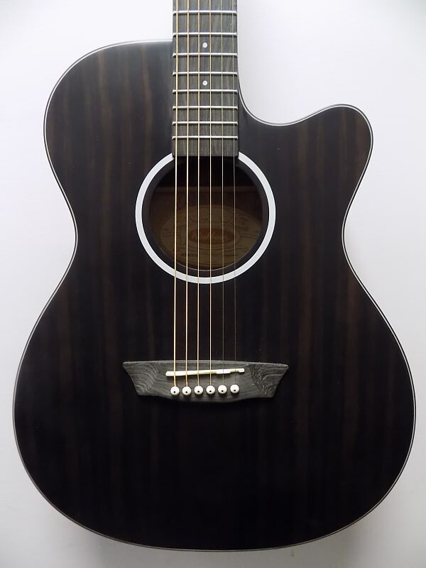 

Акустическая гитара Washburn DFEACE Deep Forest Ebony ACE Acoustic-Electric Guitar - Striped Ebony Natural Matte Finish