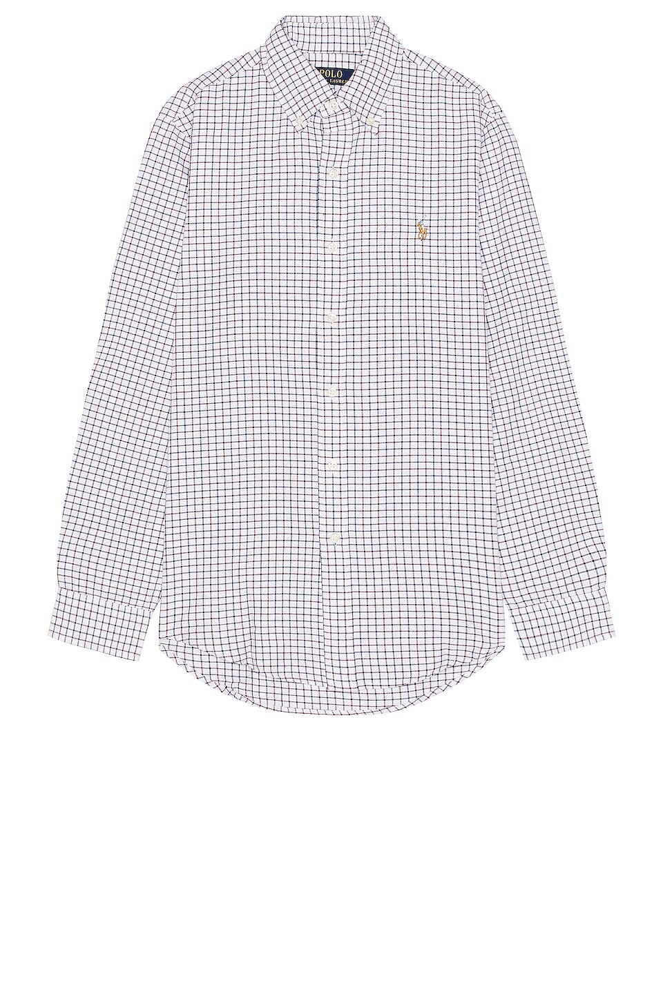 

Рубашка Polo Ralph Lauren Long Sleeve, цвет White & Wine