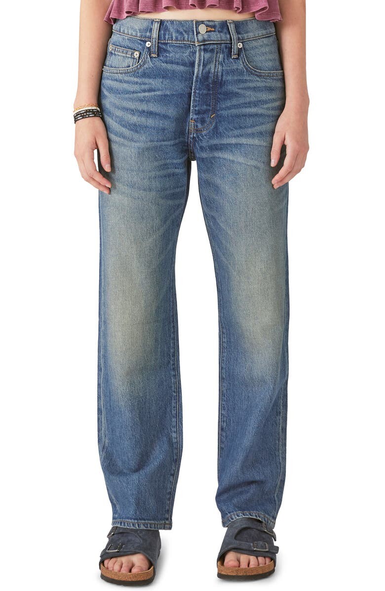 

Джинсы свободного кроя в стиле 90-х с высокой талией LUCKY BRAND