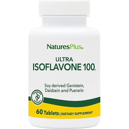 цена NaturesPlus Ultra Isoflavone 100 60 вегетарианских таблеток 100 мг Nature's Plus