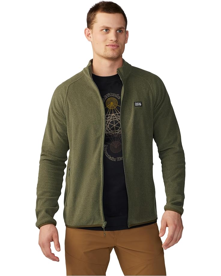 Куртка Mountain Hardwear Microchill Full Zip, цвет Surplus Green Heather